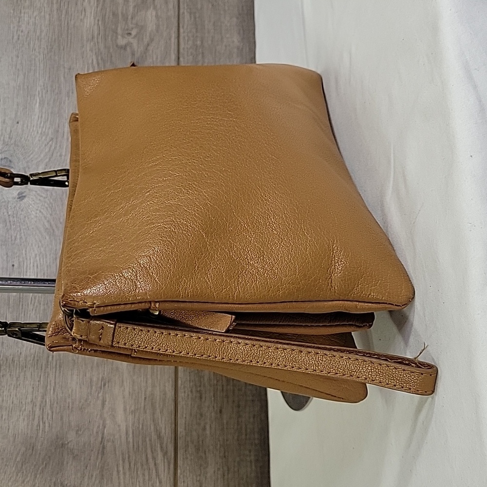 Lucky Brand Tan Leather Crossbody Bag - Picture 3 of 13